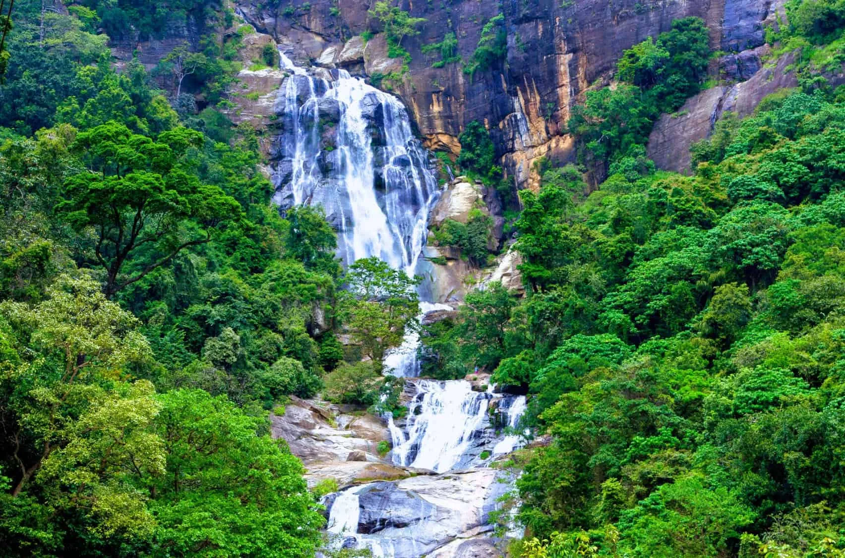 Ravana Waterfall near Ella Town, Sri Lanka